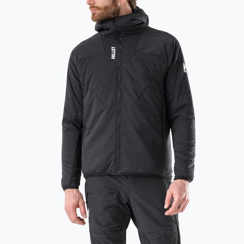 Мъжко ватирано яке Millet Kamet Primaloft Hoodie Jacket black