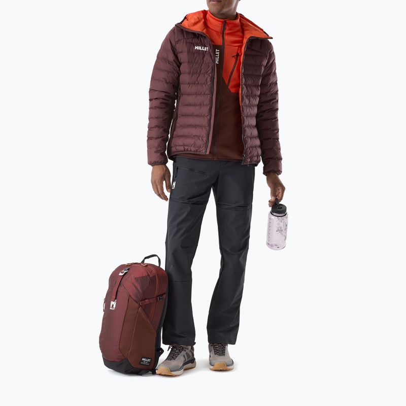 Мъжко ватирано яке Millet Fitz Roy Warm Hoodie Jacket truffle 2