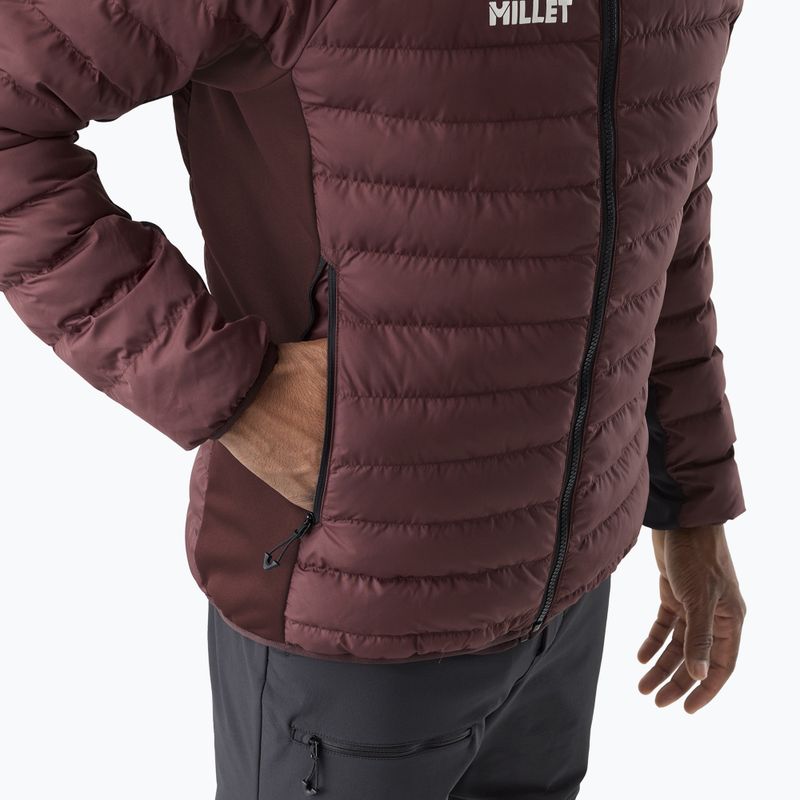 Мъжко ватирано яке Millet Fitz Roy Warm Hoodie Jacket truffle 5