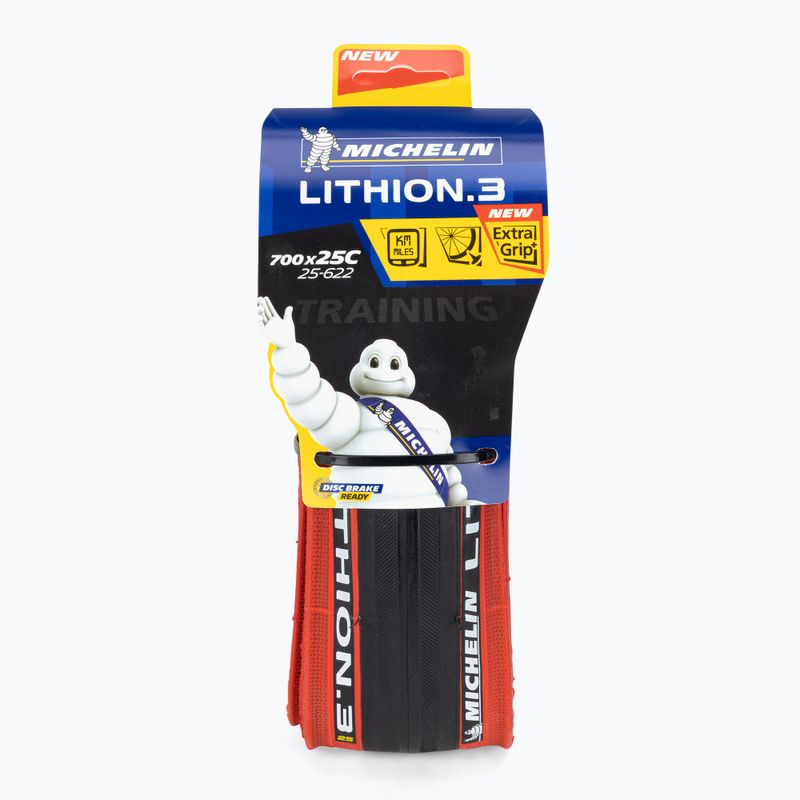 Michelin Lithion3 Ts Kevlar Performance Line червена 432310 гума за велосипед 2