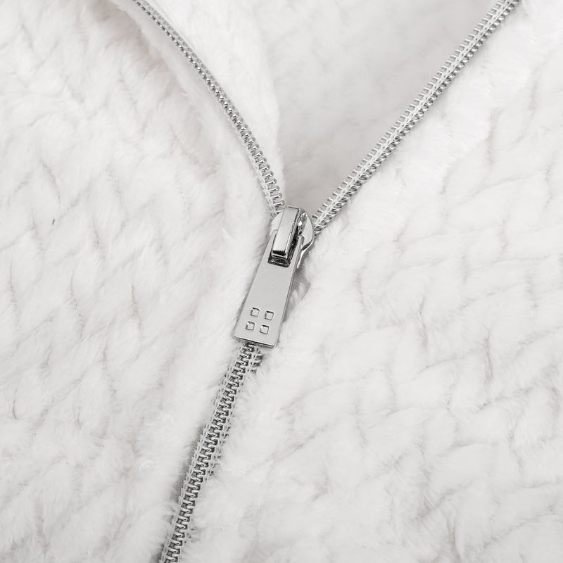 Дамски суитшърт Aulp Becco Coral Fleece blanc 6