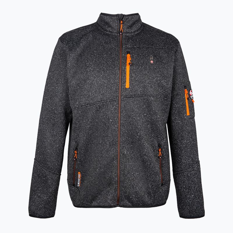 Мъжки поларен суитшърт Aulp Navoy Melanged Knit black 3