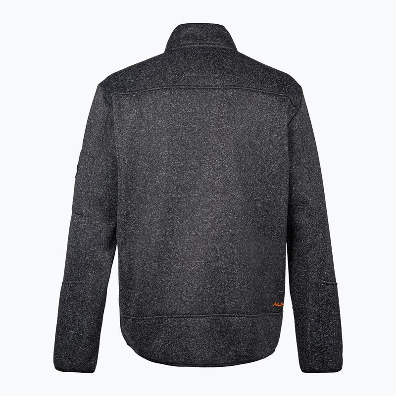 Мъжки поларен суитшърт Aulp Navoy Melanged Knit black 4