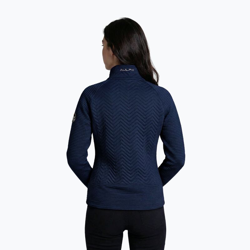 Дамски суитшърт Aulp Simix Jacquard Navy 2