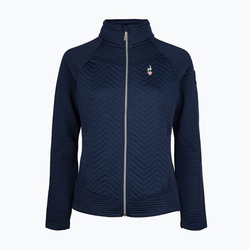 Дамски суитшърт Aulp Simix Jacquard Navy 3