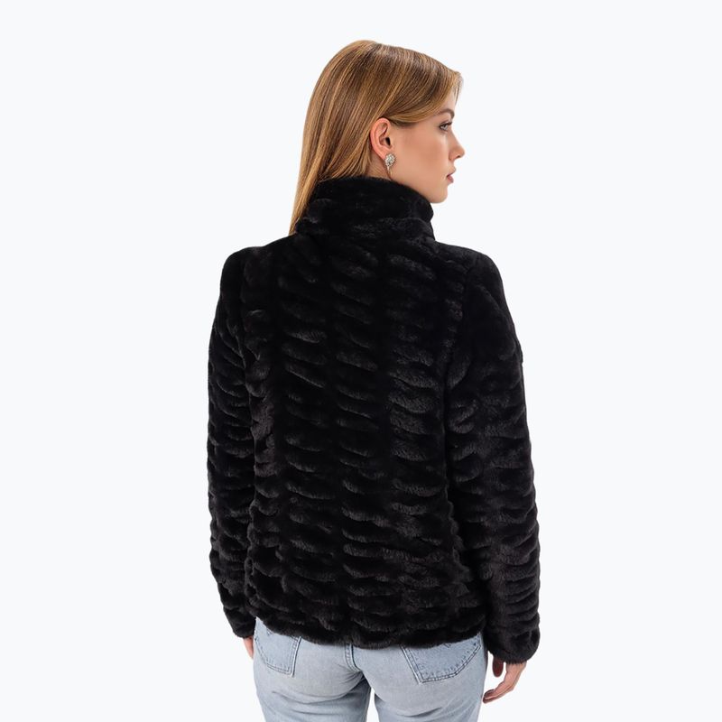 Дамско зимно яке Aulp Candy Faux Fur black 2
