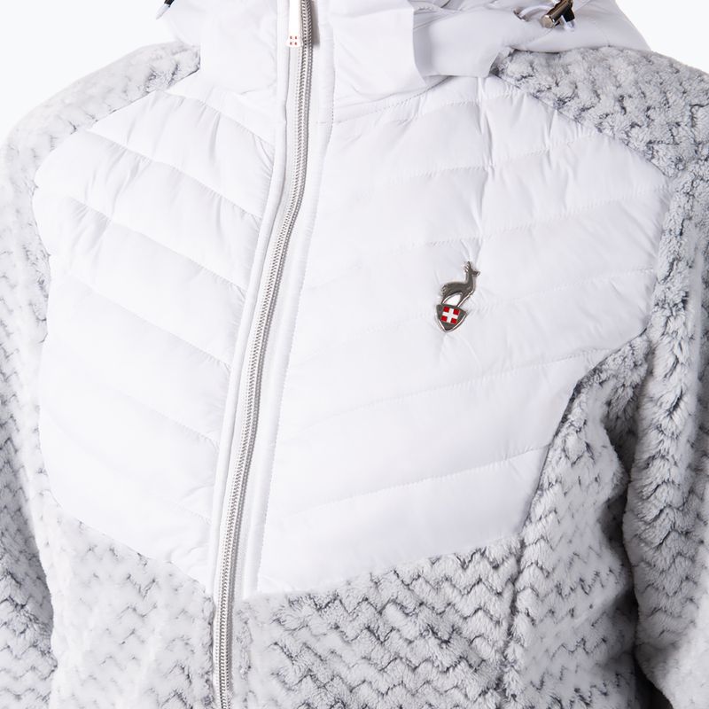 Дамско хибридно яке Aulp Clem Hooded Hybrid white 4