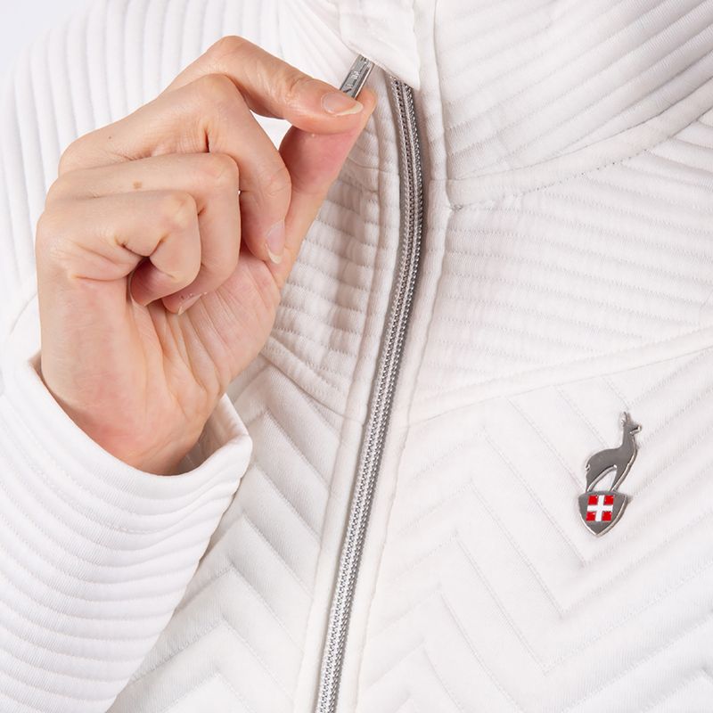 Дамско яке за вятър Aulp Simix Jacquard Knit white 3