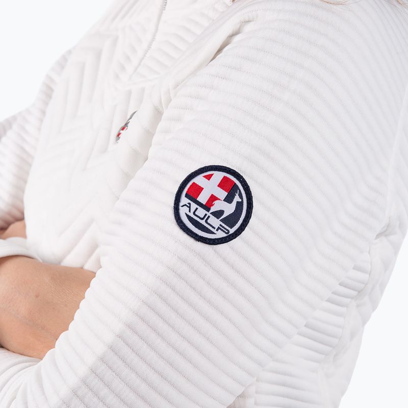 Дамско яке за вятър Aulp Simix Jacquard Knit white 4