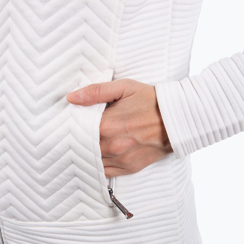 Дамско яке за вятър Aulp Simix Jacquard Knit white 5