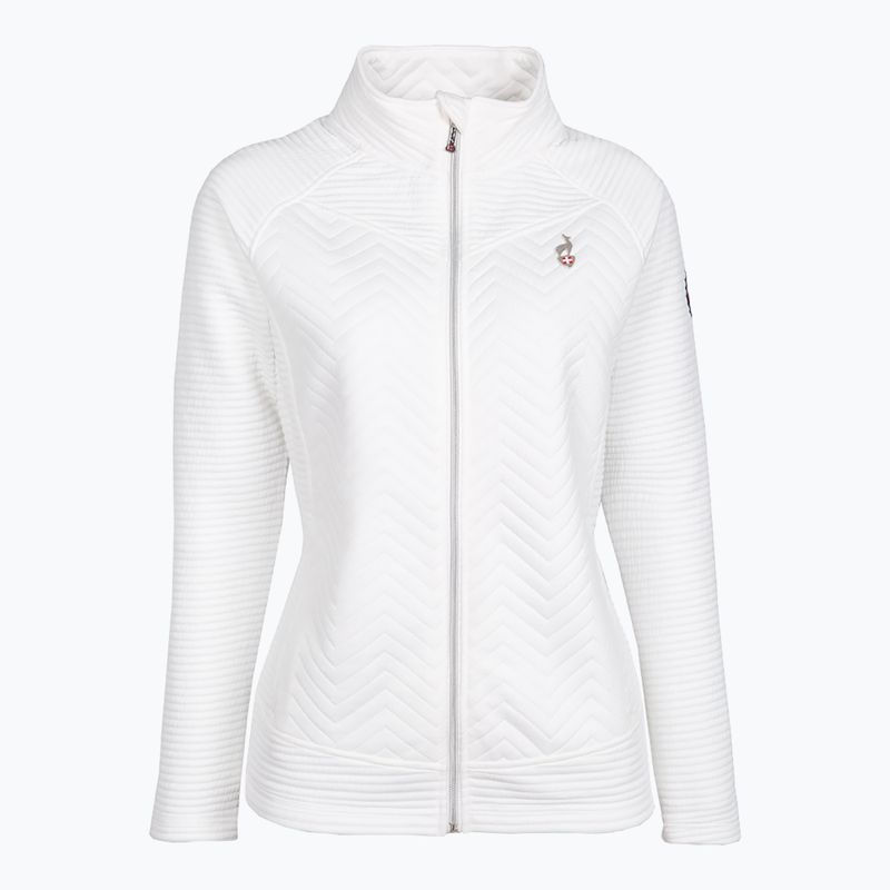 Дамско яке за вятър Aulp Simix Jacquard Knit white 6