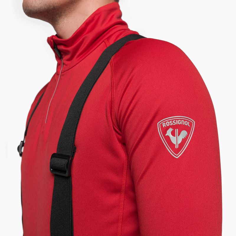 Мъжка термоактивна блуза Rossignol Classique 1/2 Zip red 5