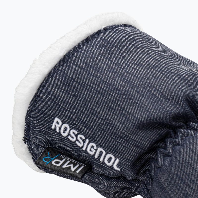 Дамски ски ръкавици Rossignol W Temptation Impr M denim 4