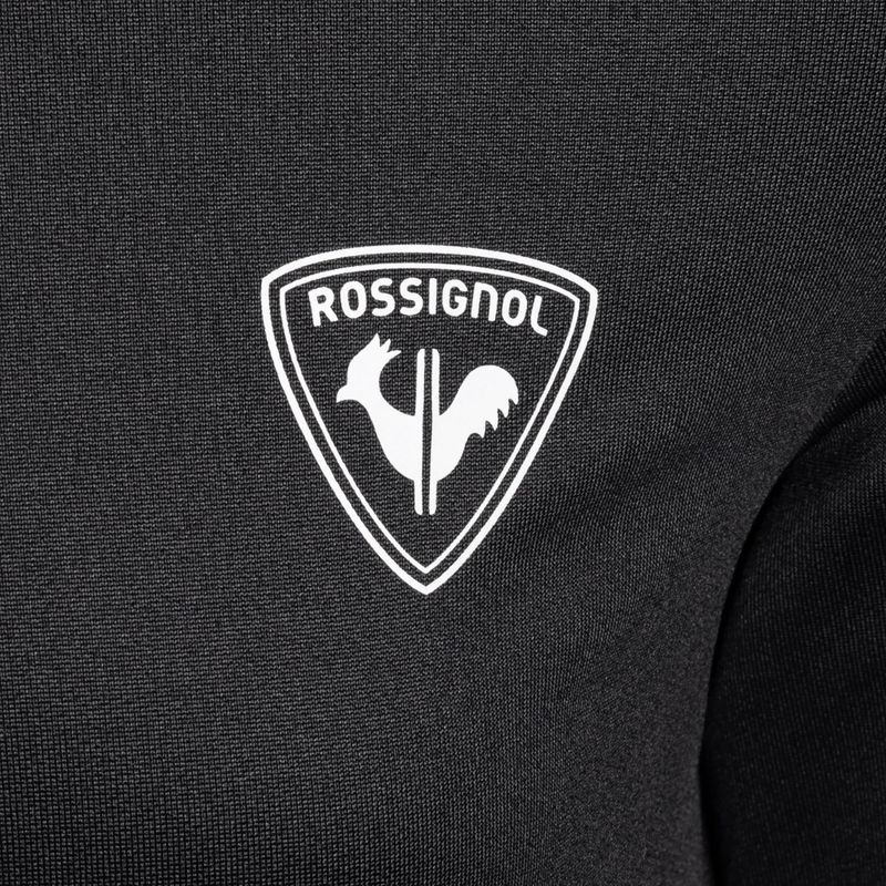 Rossignol Boy 1/2 Zip Warm Stretch детски ски суитшърт черен 7