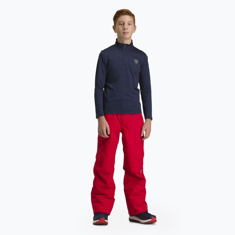 Rossignol Boy 1/2 Zip Warm Stretch детски ски суитшърт тъмно тъмносин 4