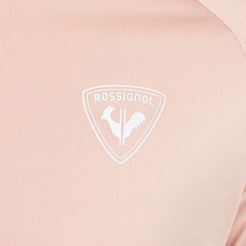 Rossignol Girl Warm Stretch пудра розово детски ски суитшърт 8