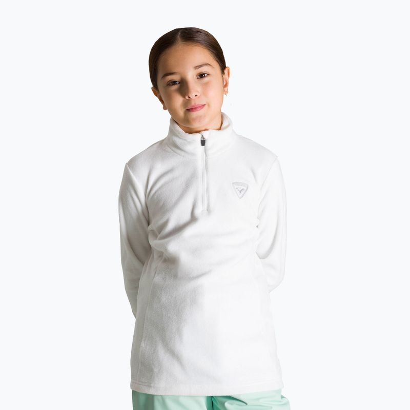 Rossignol Girl Детски ски суитшърт Fleece бял