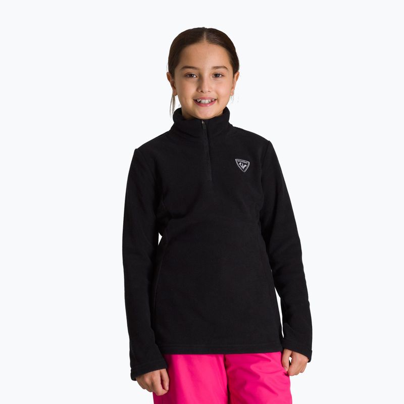 Rossignol Girl Детски ски суитшърт Fleece черен