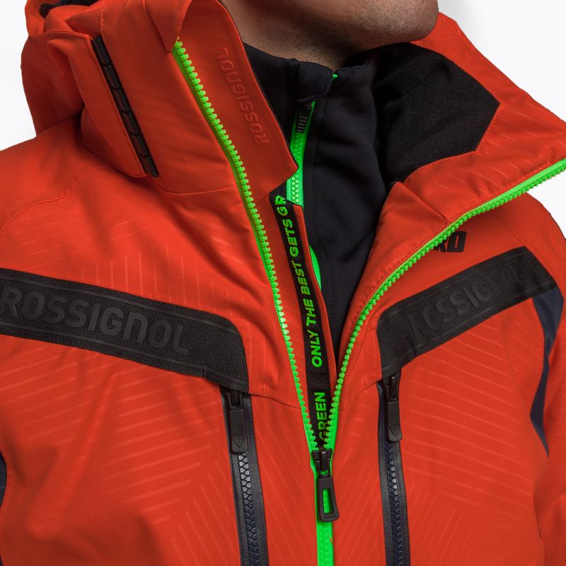 Мъжко ски яке Rossignol Hero Aile Jkt neon red 13
