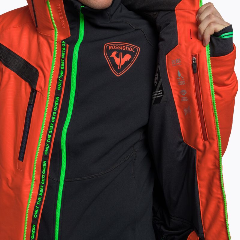 Мъжко ски яке Rossignol Hero Aile Jkt neon red 14