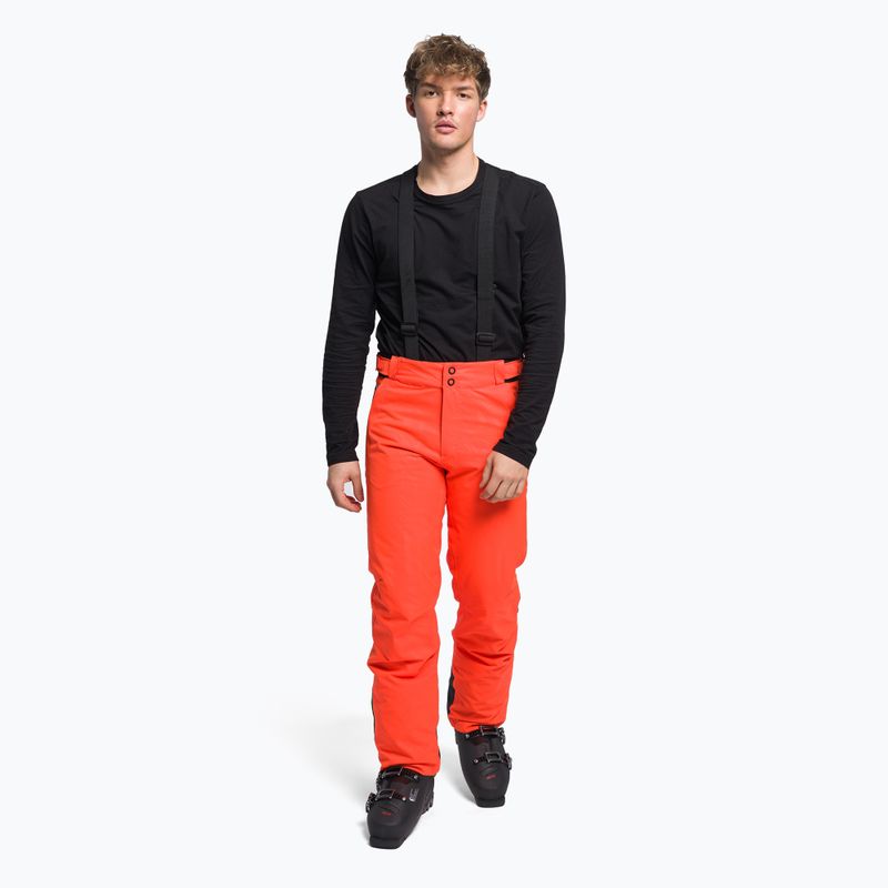 Мъжки ски панталони Rossignol Hero Ski neon red