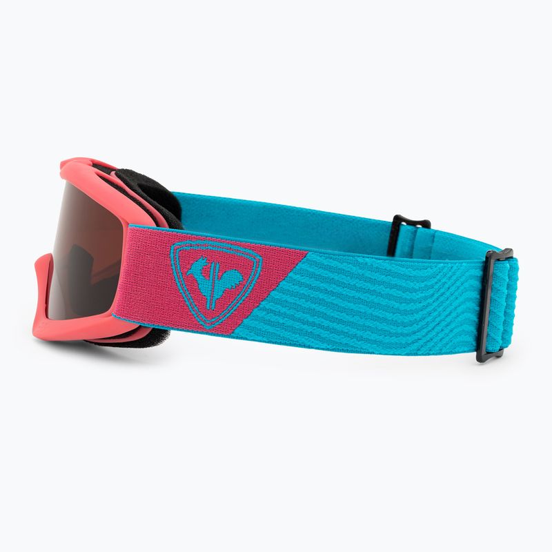 Rossignol Raffish S розови/оранжеви детски ски очила 4