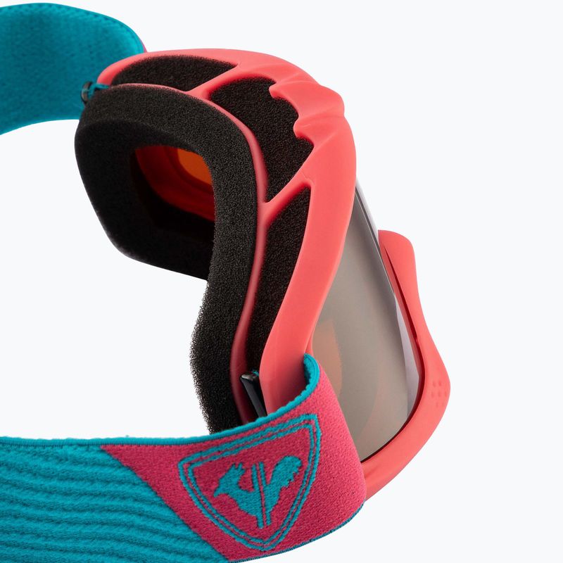 Rossignol Raffish S розови/оранжеви детски ски очила 7