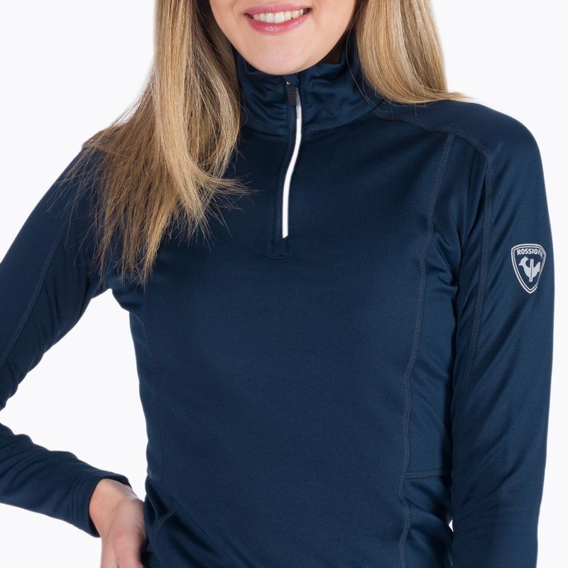 Дамски термо потник Rossignol Classique 1/2 Zip navy 4