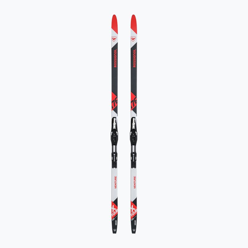 Мъжки ски за ски бягане Rossignol X-Tour Venture WL 52 + Tour SI red/white