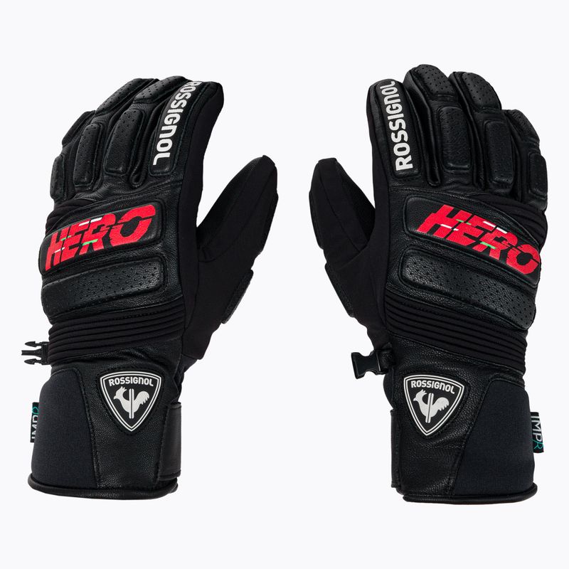 Мъжки ски ръкавици Rossignol Wc Expert Lth Impr G black 2