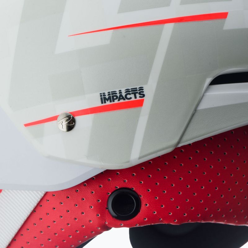 Rossignol Hero Slalom Impacts ски каска + Chinguard бяла 10