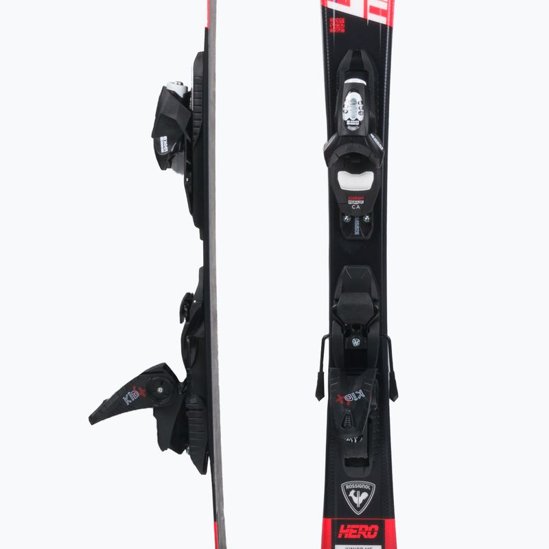 Детски ски за спускане Rossignol Hero 100-140 + Kid4 red 5