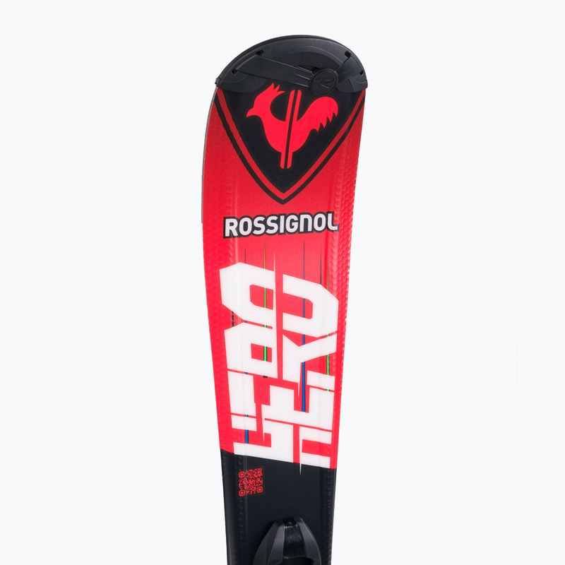 Детски ски за спускане Rossignol Hero 100-140 + Kid4 red 8