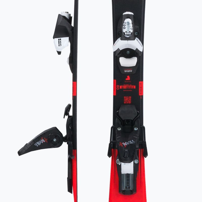 Детски ски за спускане Rossignol Hero Pro + Team 4 GW Black Bulk red 5