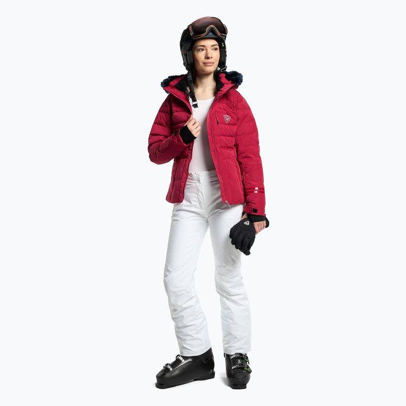 Дамско ски яке Rossignol Rapide Pearly red 2