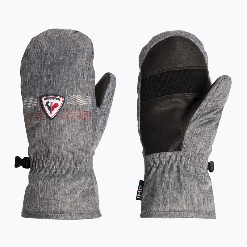 Детски скиорски ръкавици Rossignol Jr Roc Impr M heather grey