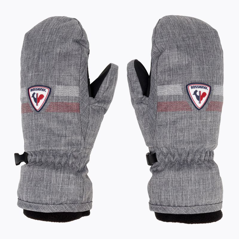 Детски скиорски ръкавици Rossignol Jr Roc Impr M heather grey 2