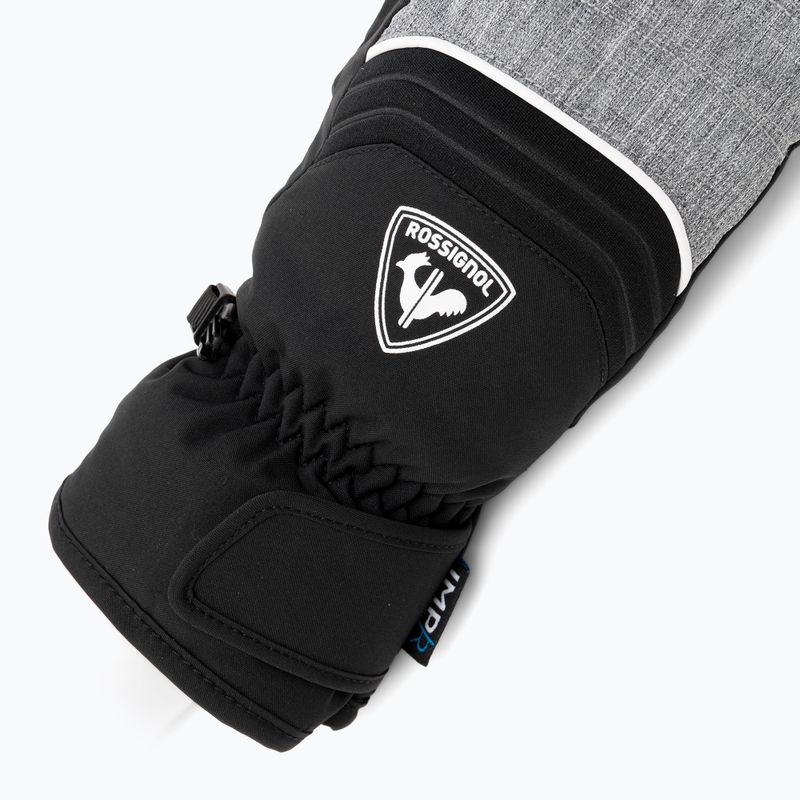 Rossignol Jr Tech Impr M heather grey детски ски ръкавици 5