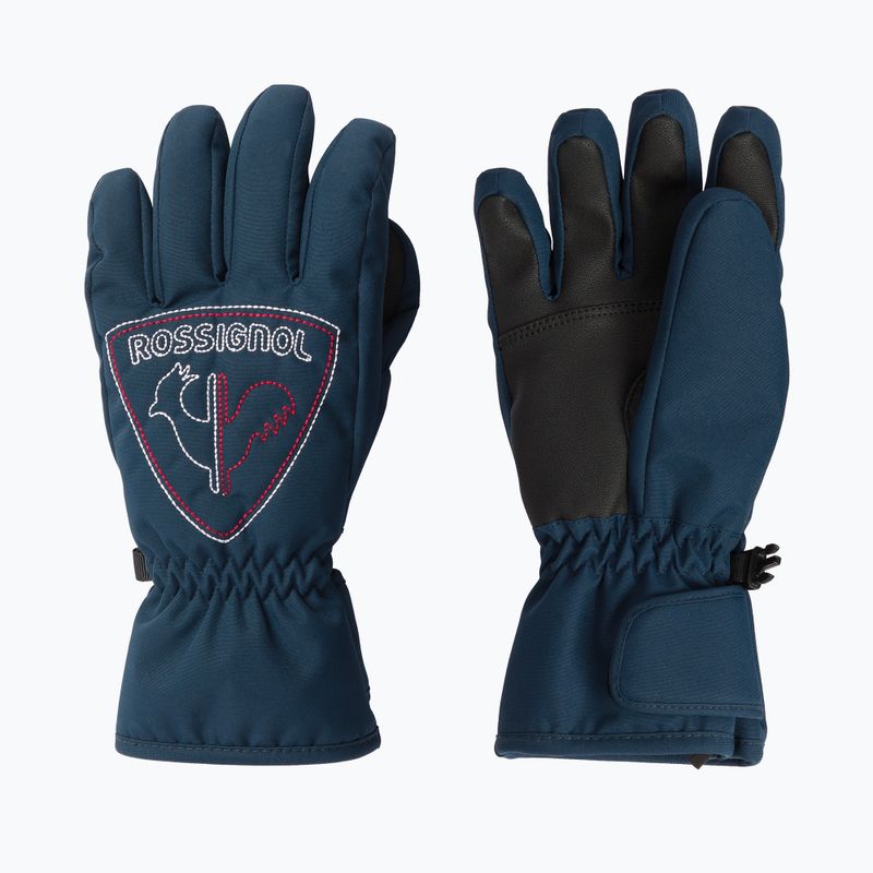 Детски скиорски ръкавици Rossignol Jr Rooster G dark navy