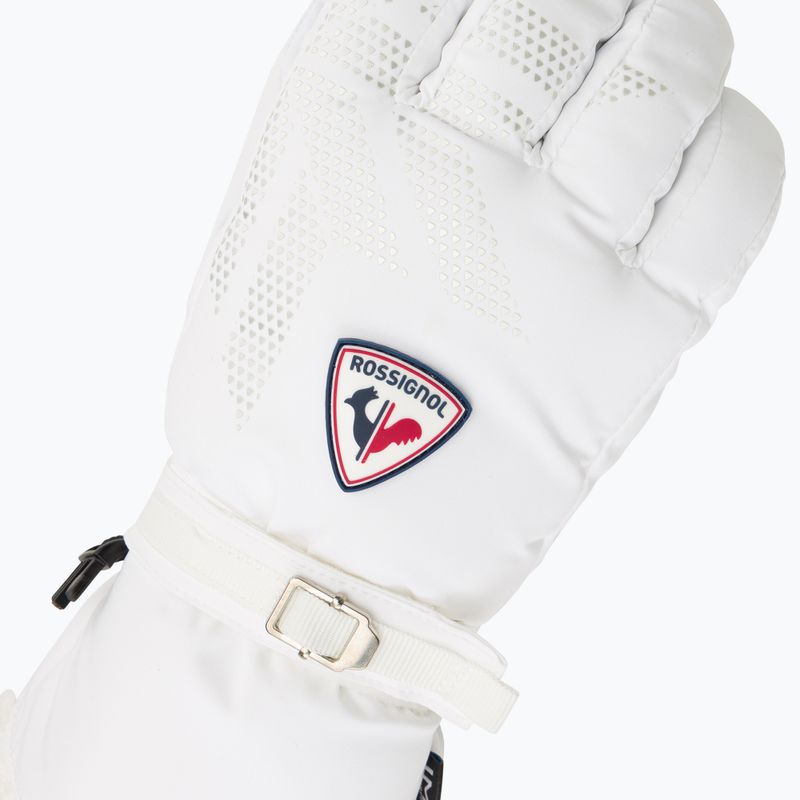 Дамски ски ръкавици Rossignol Romy Impr G white 4