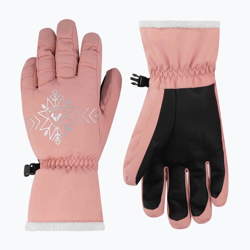 Rossignol дамски ски ръкавици Perfy G cooper pink 5