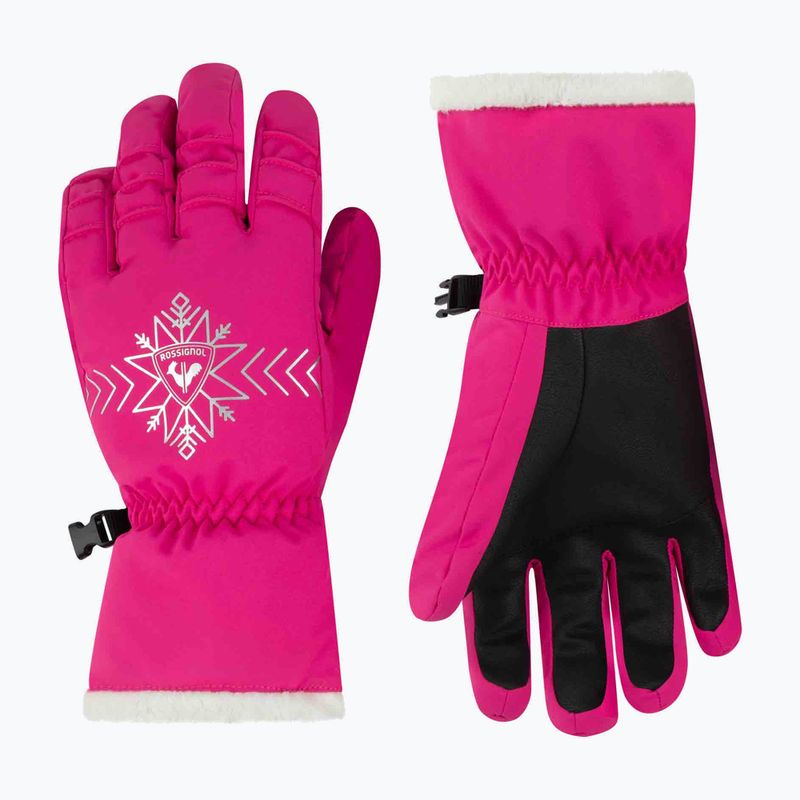 Дамски ски ръкавици Rossignol Perfy G orchid pink 5