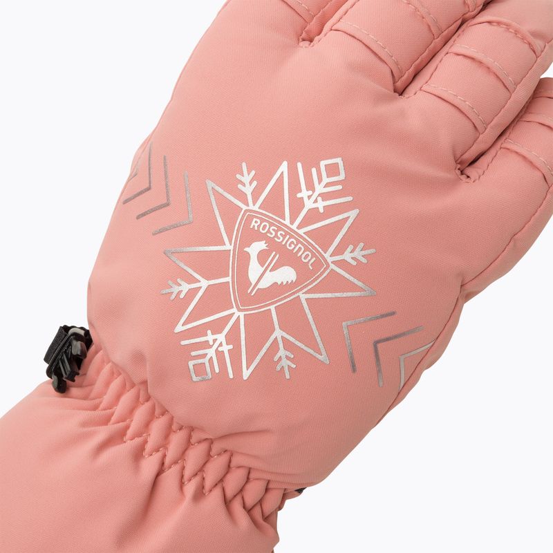 Rossignol дамски ски ръкавици Perfy G cooper pink 4