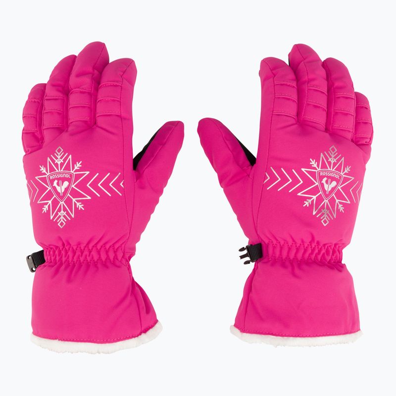 Дамски ски ръкавици Rossignol Perfy G orchid pink 3