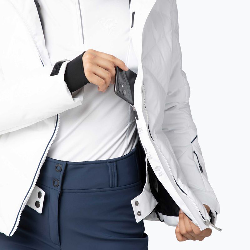 Дамско скиорско яке Rossignol Staci Jkt white 9