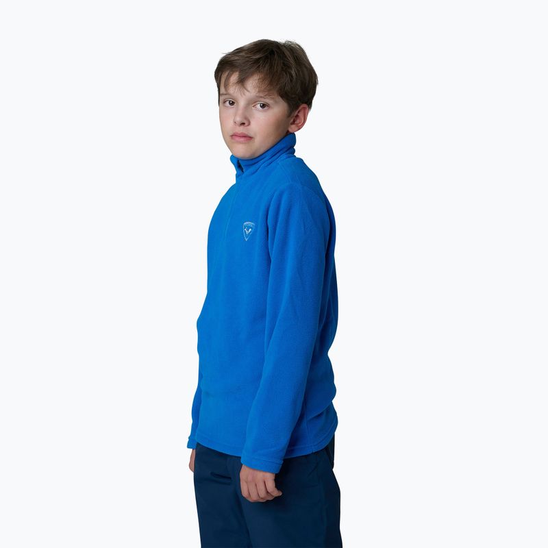 Rossignol Boy 1/2 Zip Fleece детски ски суитшърт lazuli blue 3