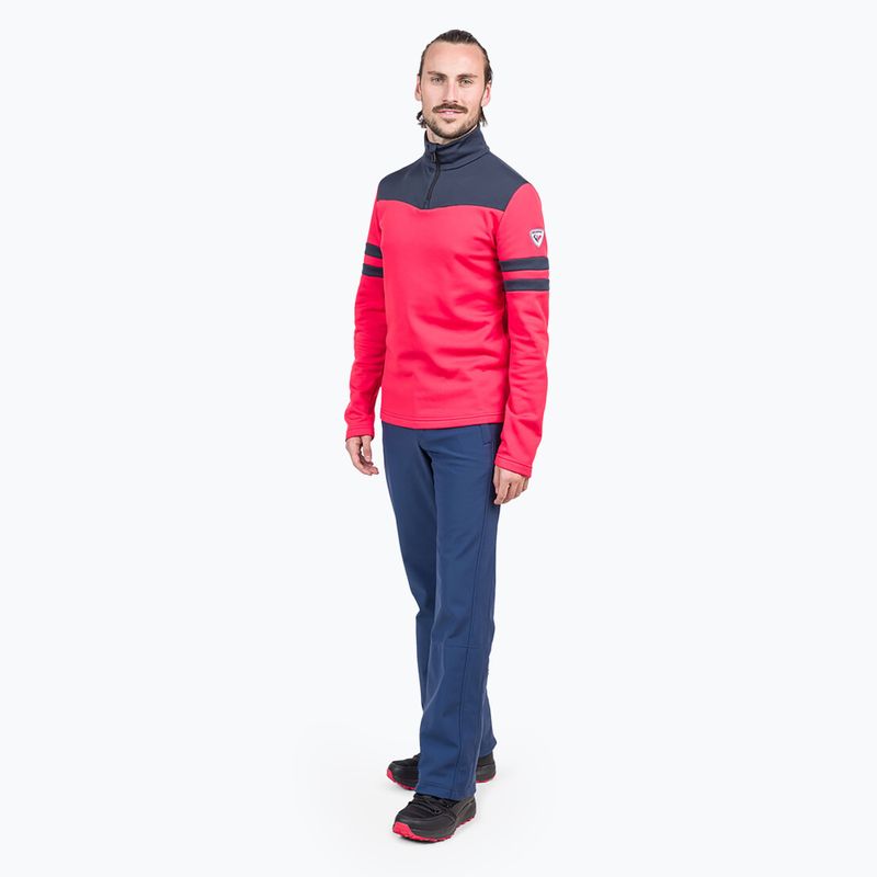 Мъжка термоактивна блуза Rossignol Resort 1/2 Zip sports red 3