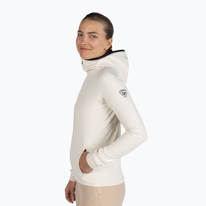 Дамски суитшърт Rossignol Mid Layer Thin Full Zip whitecap sand 4