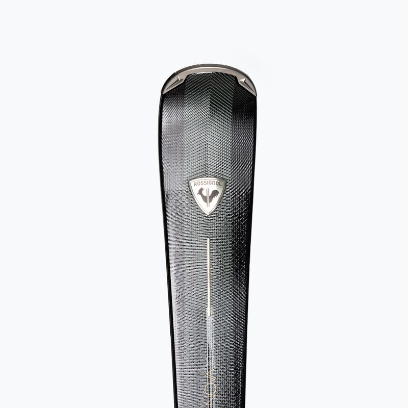 Дамски ски за спускане Rossignol Nova 10 + XP11 връзки черно/металическо зелено 6