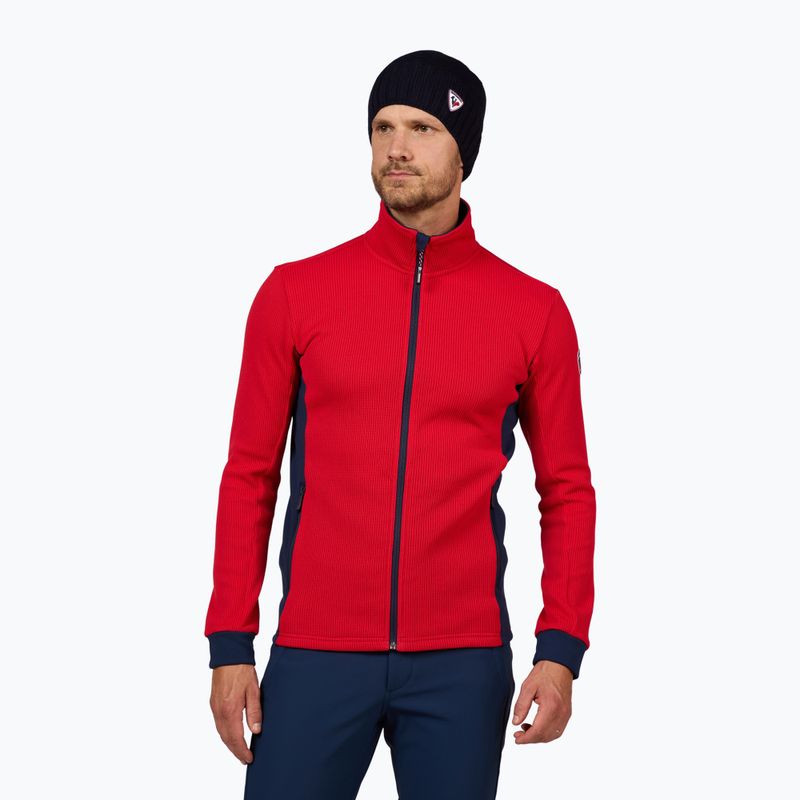 Мъжки скиорски суитшърт Rossignol Cieloalto Fleece Fz sports red